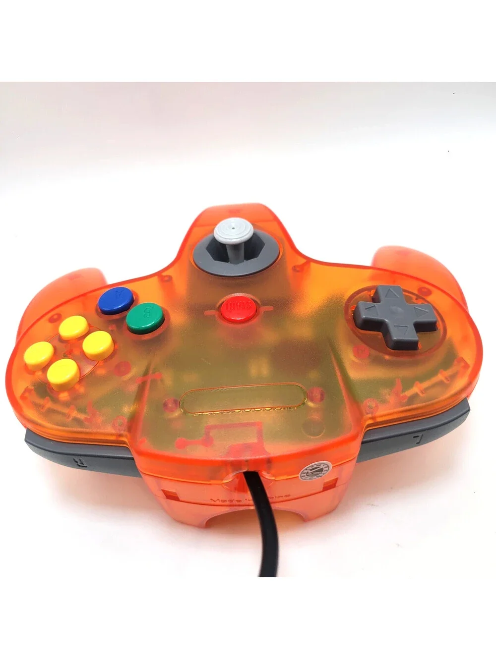 Nintendo 64 Wired Controller for N64 - TeknoGame® - Fire Orange - NEW IN BOX!